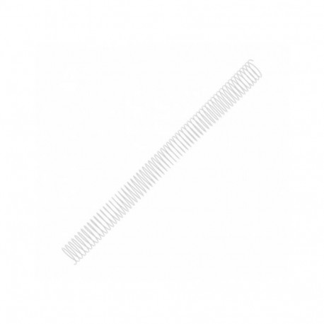 Binding Spirals Fellowes 100 Units White Metal Ø 24 mm