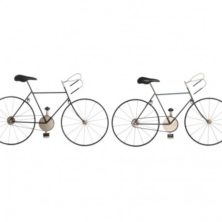 Decorative Figure DKD Home Decor 78 x 2,5 x 45 cm Bicycle Vintage (2 Units)