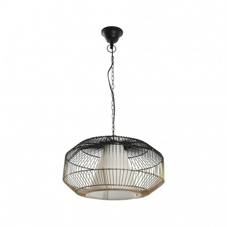 Laevalgusti DKD Home Decor 42 x 42 x 23 cm Must Kuldne Raud 50 W