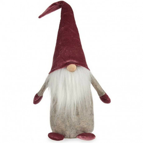 Dekoratiivkuju Päkapikk Hall Kastanpruun Valge Puit Liiva 14 x 48 x 17,5 cm