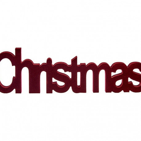 Dekoratiivkuju Christmas 11 x 2,5 x 36,5 cm Punane Puit