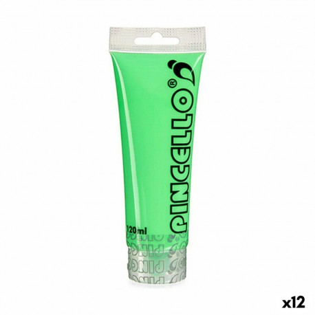Acrylic paint Pincello AC120N-3 Neon Green 120 ml (12 Units)