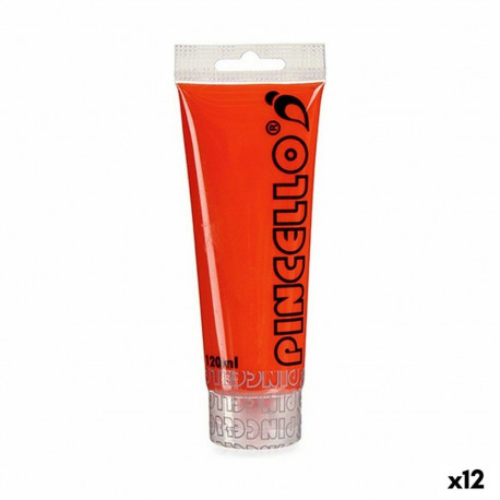 Acrylic paint Pincello Red 120 ml (12 Units)