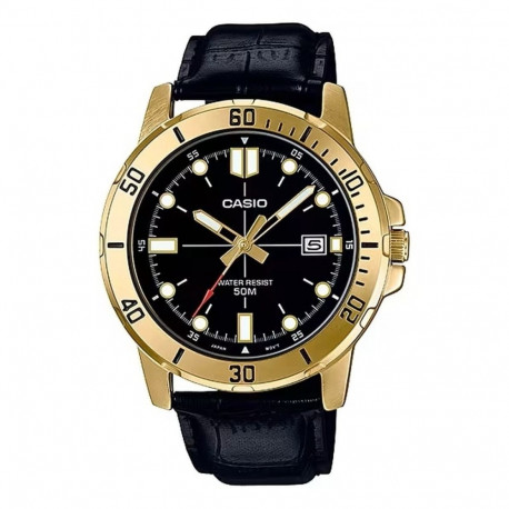 Meeste Kell Casio DIVER Must (Ø 45 mm)