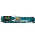 Dog collar Hunter Vario Basic Threads Turquoise 20