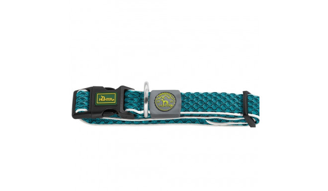 Dog collar Hunter Vario Basic Threads Turquoise 20