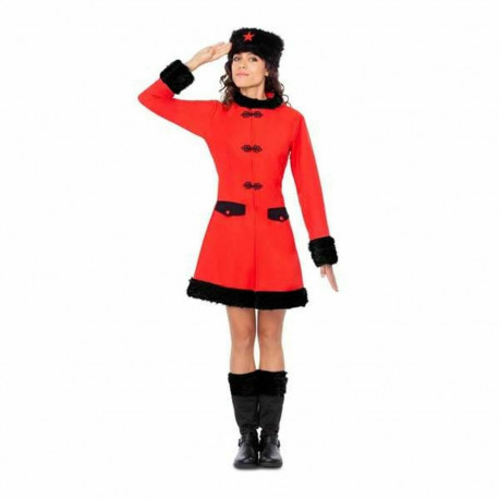 Costume for Adults My Other Me Russian Woman 3 Pieces Red - M/L