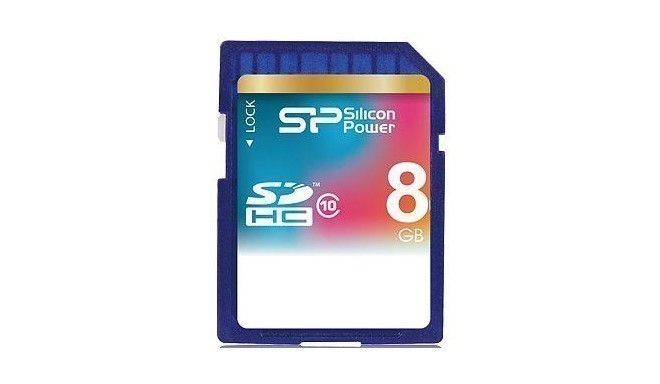 Silicon Power atmiņas karte SDHC 8GB Class 10