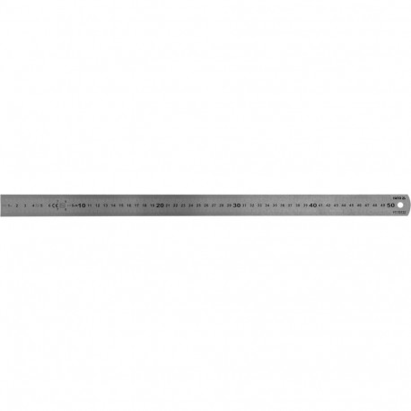 Yato YT-70722 terasest joonlaud, 500mm, 28mm, 1mm, II klass, poleeritud, meetermõõdustik