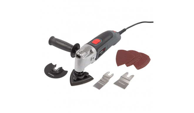 Oscillating multitool for cutting sanding scraping and renovation work 300W 15000-22000rpm 14 access