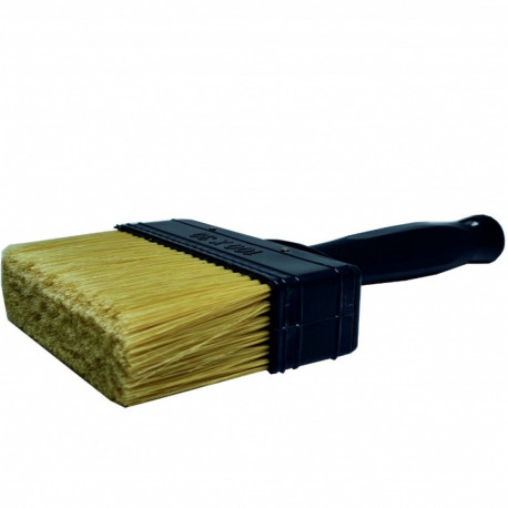 Tapešu birste 4x14cm, jaukti gaiši sari, plastmasas kāts