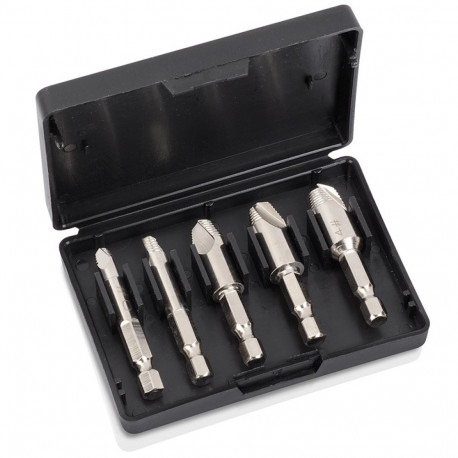 Nozzles for unscrewing damaged screws (5 pcs.) Kreator