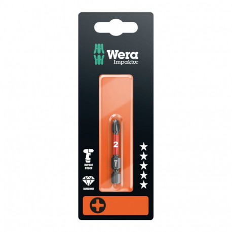 Wera 851/4 Impaktor bit PH 2 x 50mm