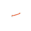 Bahco mini pry bar WBMF190 – 188 mm, S45C hardened steel, bent and flat ends with nail claw