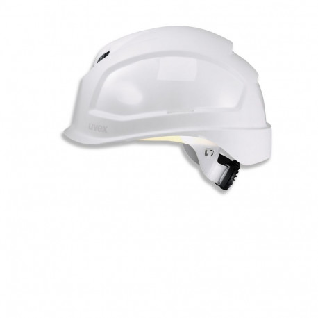 uvex pheos B-S-WR industrial safety helmet – adjustable ventilation, short brim, wheel ratchet suspe