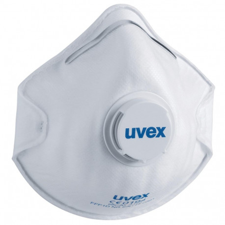 uvex silv-Air classic 2110 FFP1 respirator mask – preformed cup shape with exhale valve, EN 149 cert