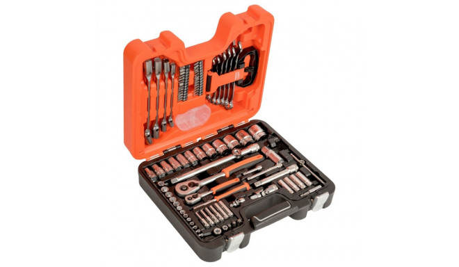 Sockets 4-32mm, bits and spanners 8-17mm set 1/4"+1/2" 91pcs, Dynamic-Drive profile