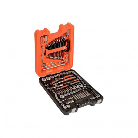 Bahco socket and combination wrench set S138 – 138 pieces, 1/4", 3/8", 1/2" drive, alloy steel, carr