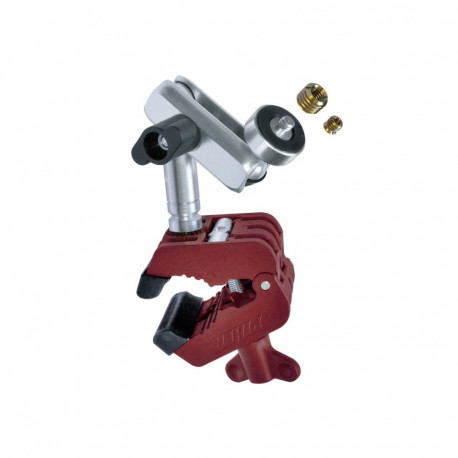 Multi-Prop clamp with adjustable joint for cameras and lasers with 1/4"-3/8"-5/8"