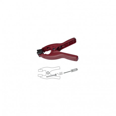 Adjustable spring clamp max Ø5cm 20kg