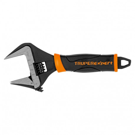 Adjustable wrench with extra wide jaw, 150mm Truper Expert®