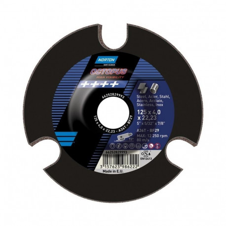 Lihvketas Norton Octopus 125x4.0x22.2 karedus 60