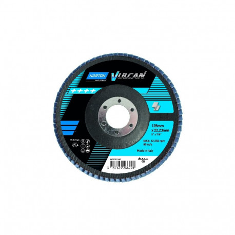 Flap disc Norton Vulcan 125x22 R842 P60