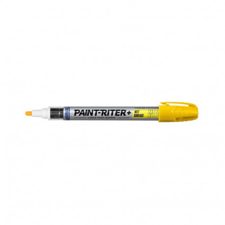 Markal Pro-Line WP paint marker – 3 mm tip, yellow, xylene-free, permanent on wet surfaces, metal ba