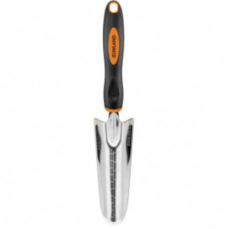 Small planting trowel with depth scale, stainless steel, length 31.5cm