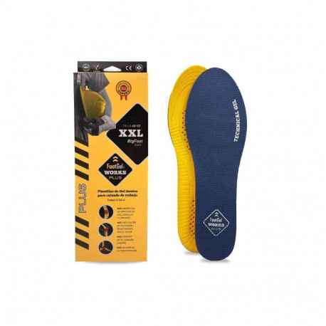 Insoles Footgel Works Plus XXL, size 48-52