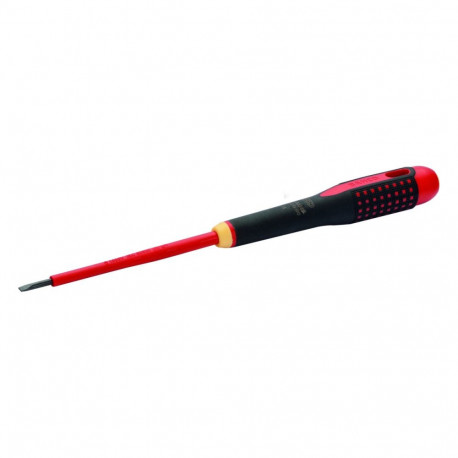Insulated screwdriver ERGO™ SLIM slotted 0,6x3,5x100mm 1000V VDE straight