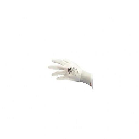 Safety gloves Ansell Edge 48-125, size 8. Ultra thin polyester. PU palm dipped. (12pcs)