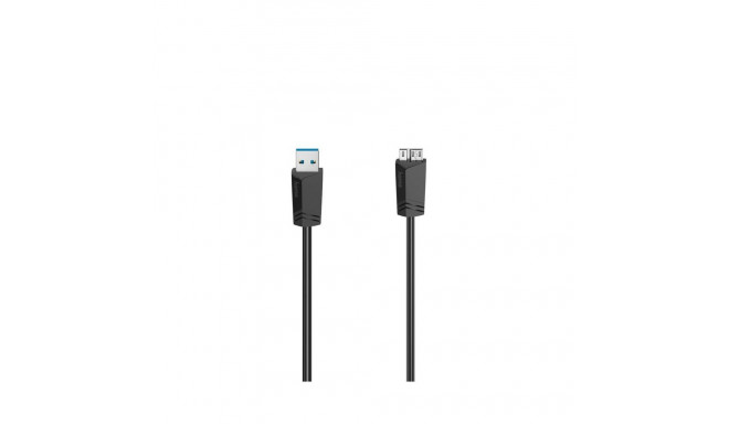 Cable Hama Micro-USB/USB-A, USB 3.0, 5 Gbps, 0.75m