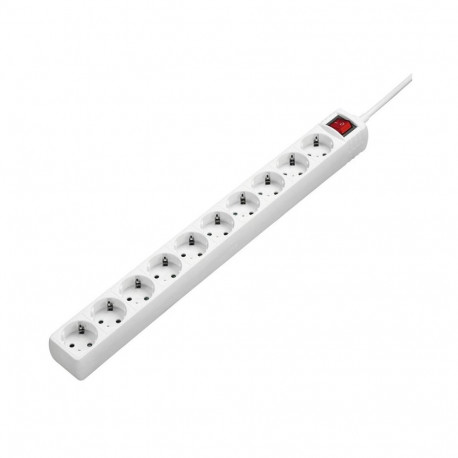 Pikendusj. Hama 10-Way, Switch, White, 3m