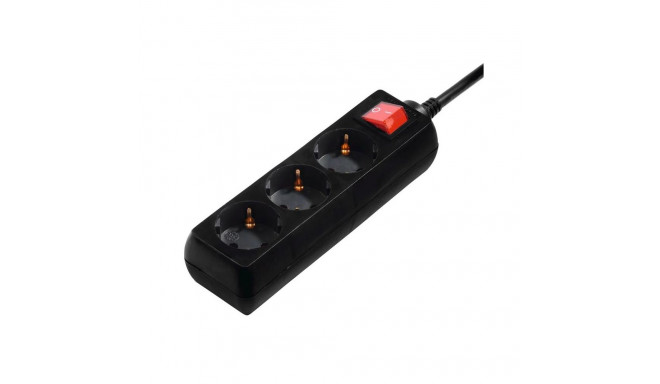 Pikendusj. Hama 3-Way, Switch, 3m, Black