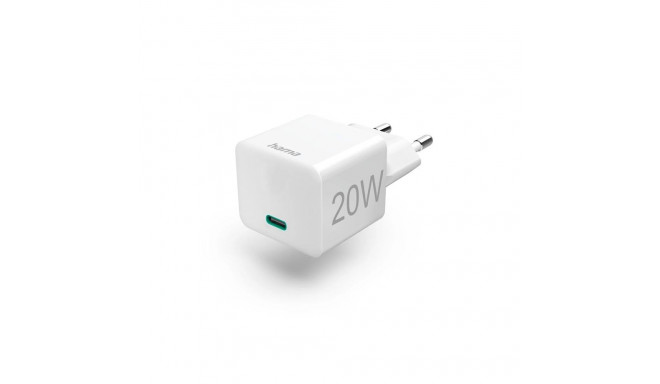 Hama USB-C laadimisadapter 20W, white