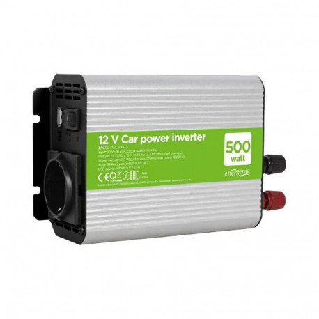 Inverter Gembird 12V-> 500W + USB port