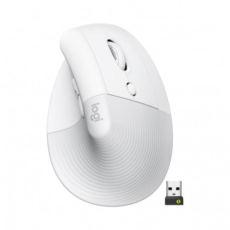 Juhtmata Hiir Logitech Lift Vertical Ergonomic, valge