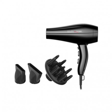 Föön GA.MA, DIVA, AC mootor, 2300 W, must