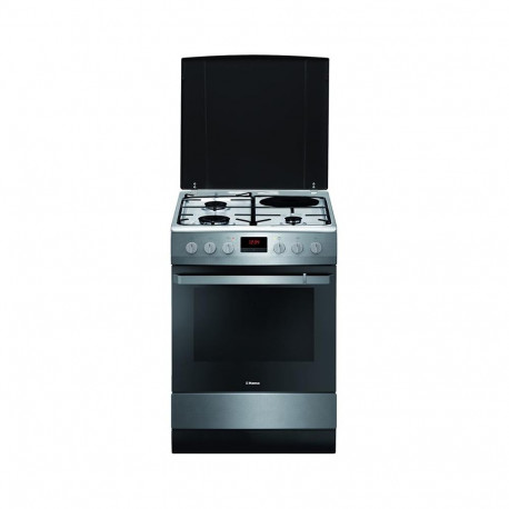 Gaasipliit elektriahjuga, Hansa, 60cm, rst.vaba