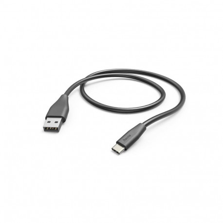 Kaabel Hama USB A - USB C, 1,5m, must