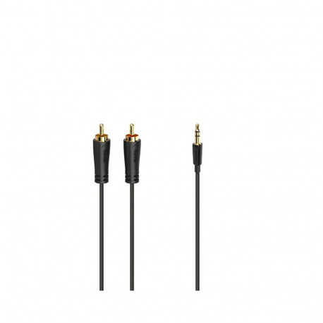Kaabel Hama 3,5mm- 2 RCA, 1,5m, kullatud