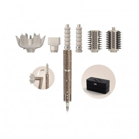 Juuste kujundamise seade Shark FlexStyle 5-in-1, kuldne teemant