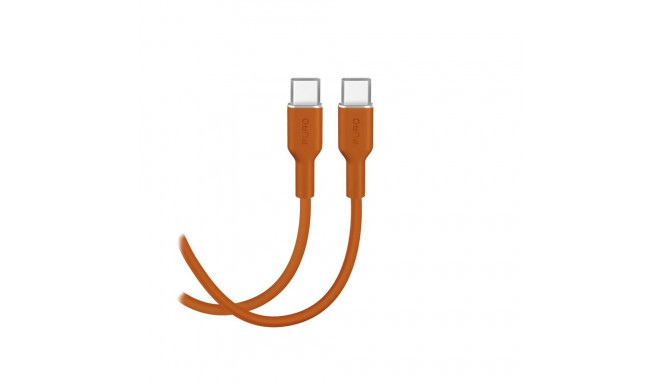 Cable Puro Soft USB-C/USB-C 1.5m, Orange