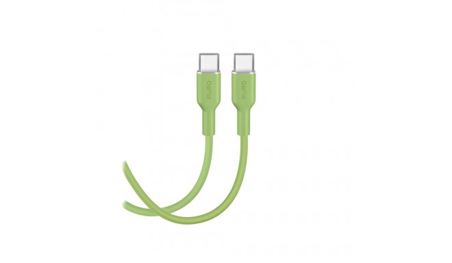 Cable Puro Soft USB-C/USB-C 1.5m, Green