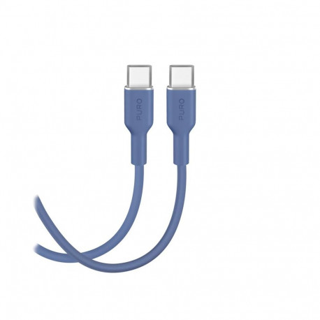 Cable Puro Soft USB-C/USB-C 1.5m, Blue