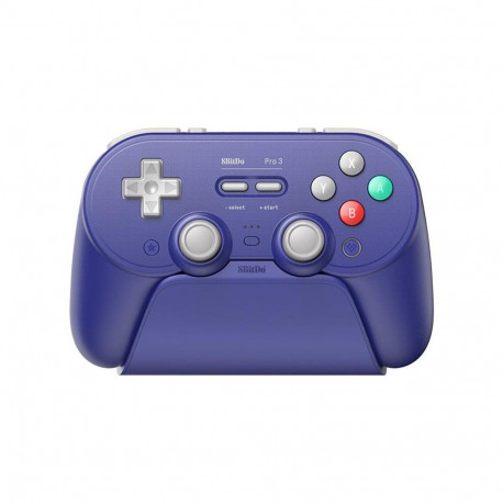 Pult 8BitDo PC/SWITCH/SWITCH2 Pro 3 BT + Laadija (W), sinine