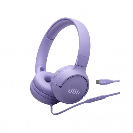 Kõrvaklapid JBL T520C, kõrva pealsed, lilla