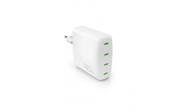 Vooluadapter Puro GaN 140W 4xUSB-C, White