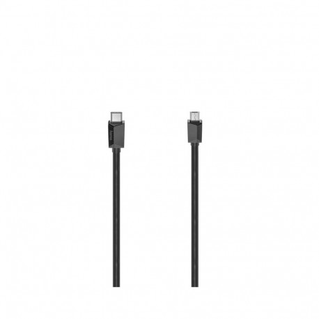 Cable Hama Micro-USB/USB-C, 480 Mbps, 0.75m